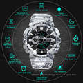 Sanda 3105 Newest Men Dual Display Watches Alarm LED Digital Waterproof Electronic Shock Watch